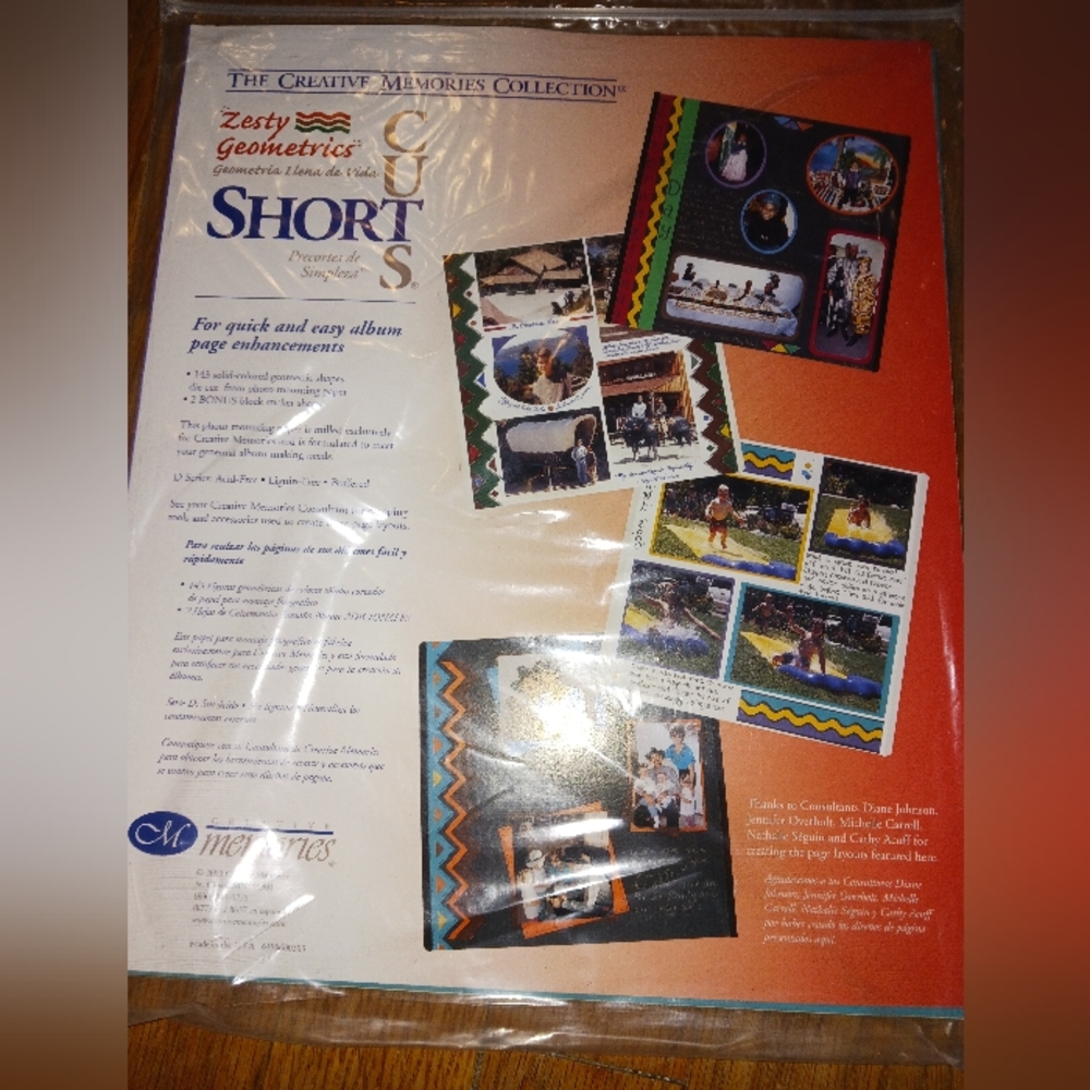 NEW Creative Memories zesty short cuts